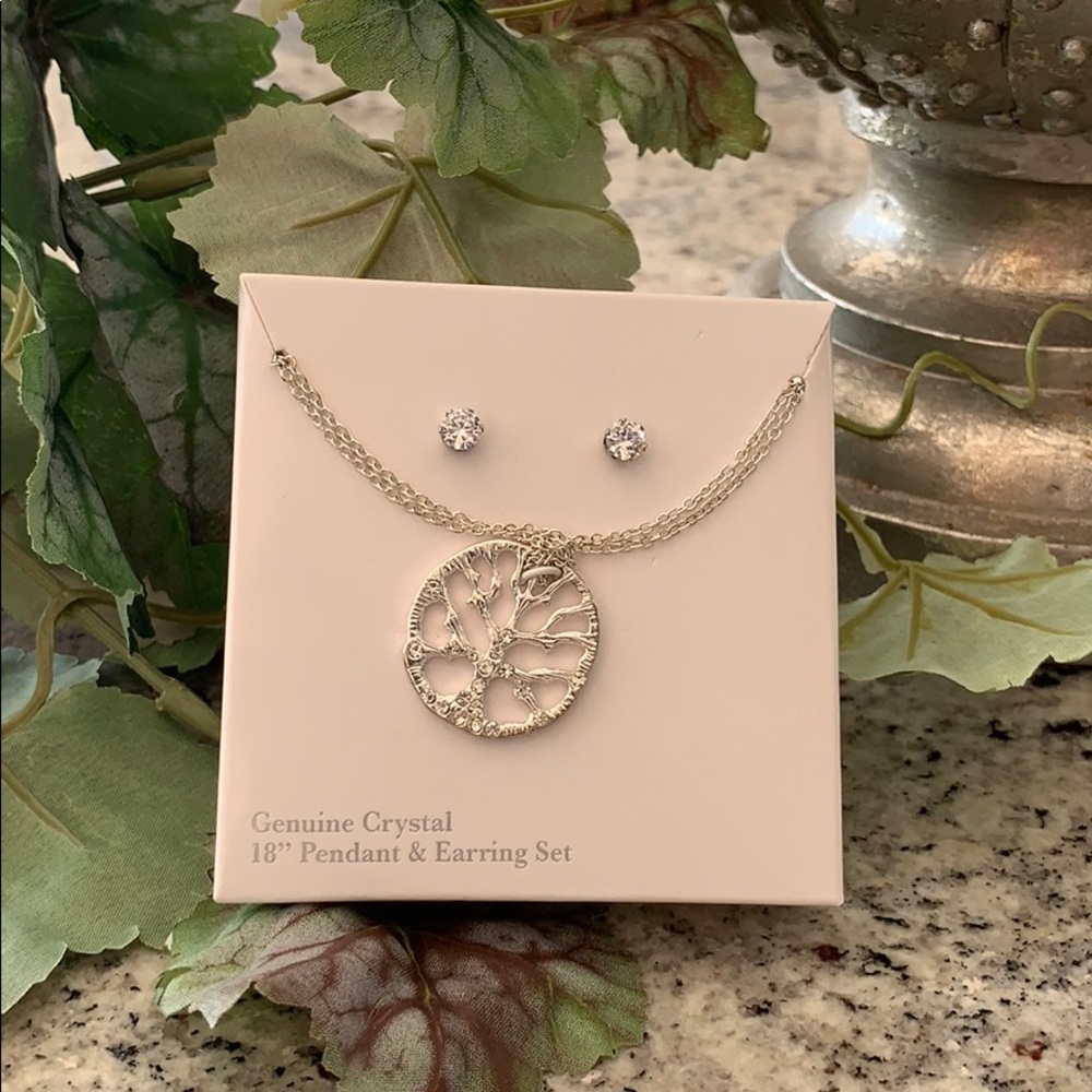 Tree of Life Necklace and Earring Set